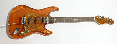 E-Gitarre Acryl Strat Custom Made