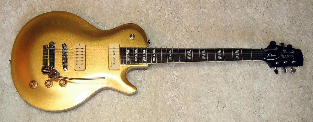 E-Gitarre HAMER XT Goldtop Custom